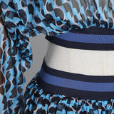 SAPPHIRE hollow out mesh dress