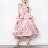 BELLADONNA Peplum Midi Dress in colors