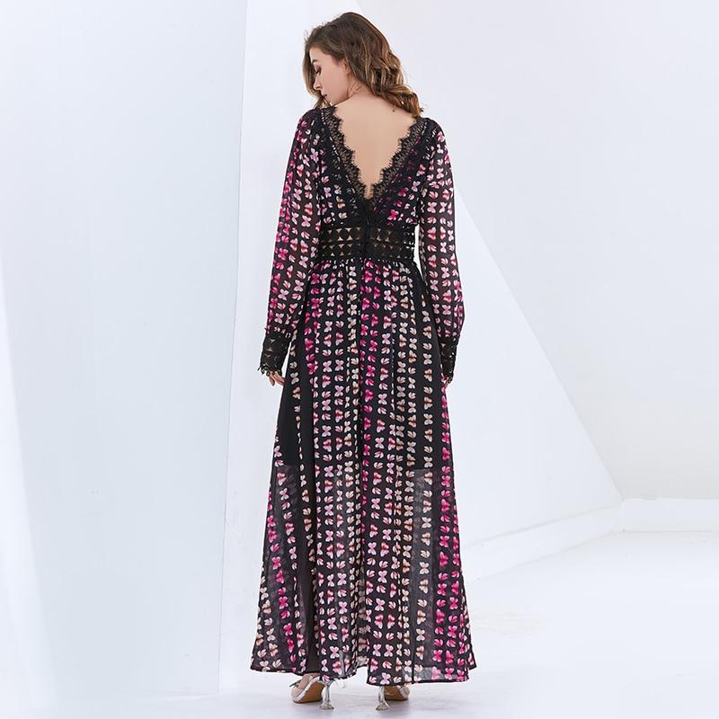 AMARA Butterfly Print Maxi Dress