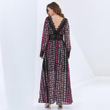 AMARA Butterfly Print Maxi Dress