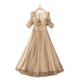 CAITLIN Mesh Midi Dress