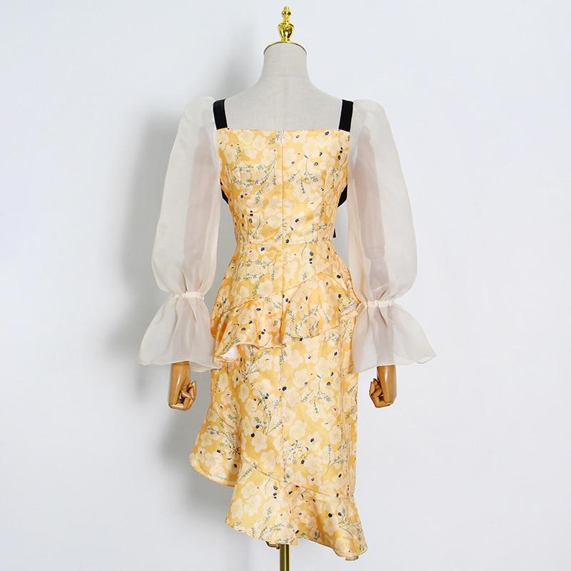 CARINA Fancy Midi Dress