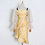 CARINA Fancy Midi Dress