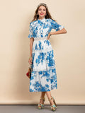 DANIA floral boho maxi dress