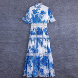 DANIA floral boho maxi dress