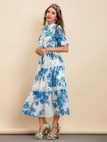 DANIA floral boho maxi dress