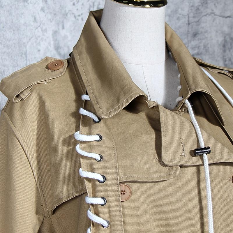 Double-breasted Stitched Embellished Coat-coat-Primetime-Looks