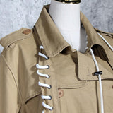 Double-breasted Stitched Embellished Coat-coat-Primetime-Looks