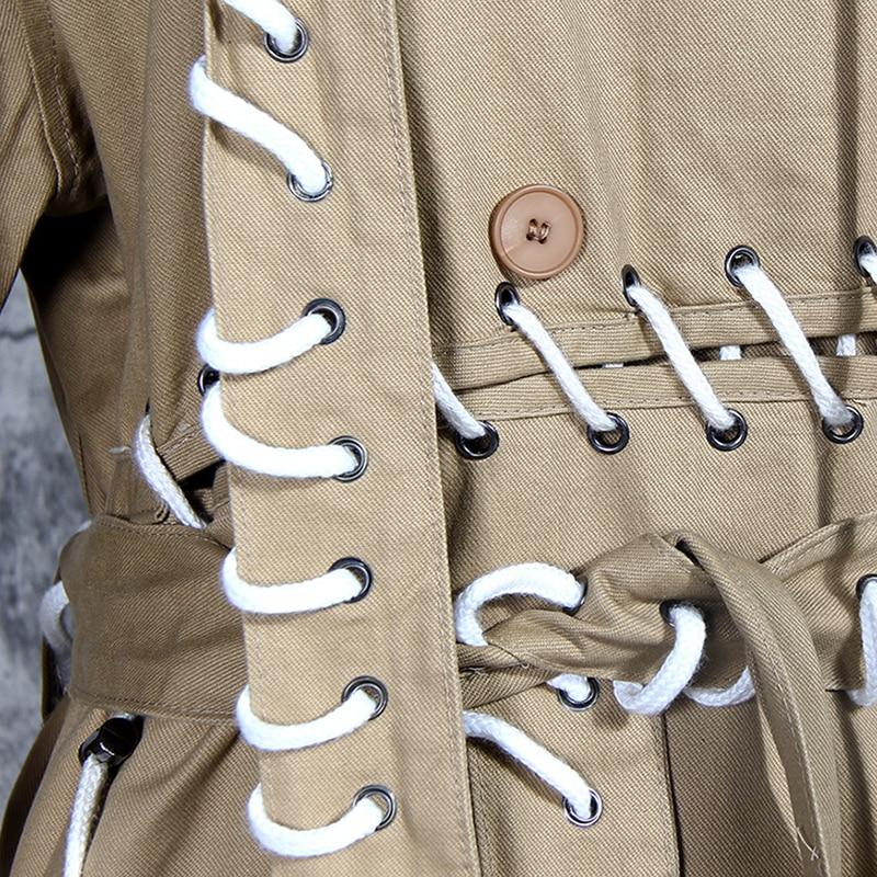 Double-breasted Stitched Embellished Coat-coat-Primetime-Looks
