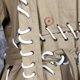 Double-breasted Stitched Embellished Coat-coat-Primetime-Looks