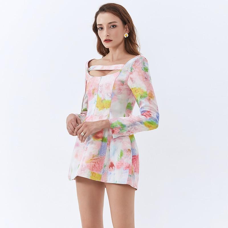 FAYE Cut-out Mini Dress in colors