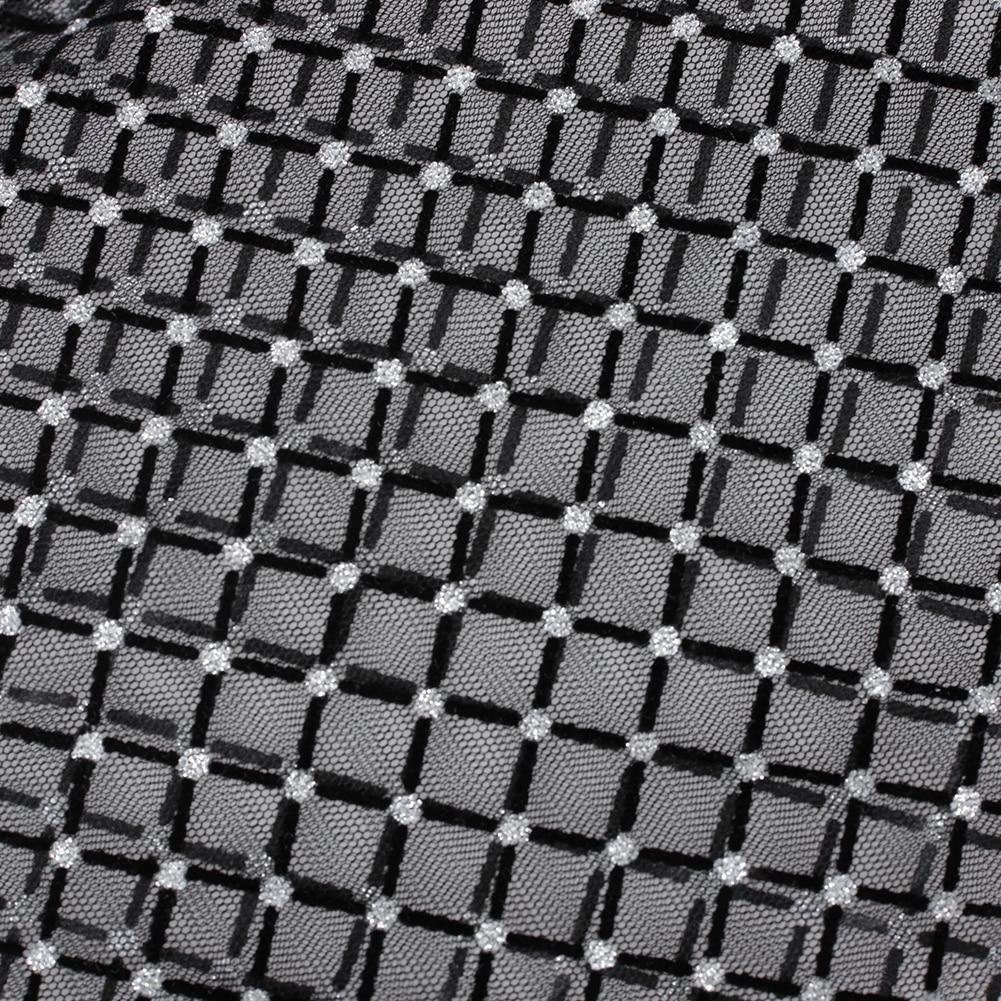 FELICIA Mesh Sleeves Midi Dress