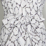 GALEN Prited Mini Lace Dress