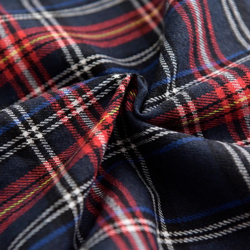 Handkerchief Hem Plaid Print Midi Skirt