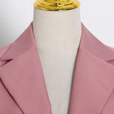 INA Classy Mini Blazer Dress in pink