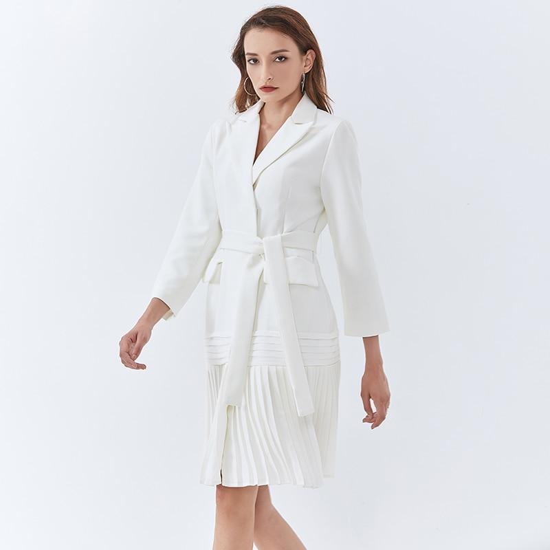 LAUREN Pleated Midi Dress