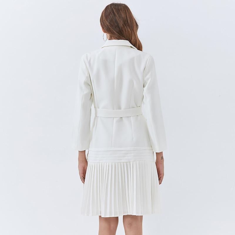 LAUREN Pleated Midi Dress