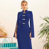 LISA Cloak Sleeve Midi Dress in colors