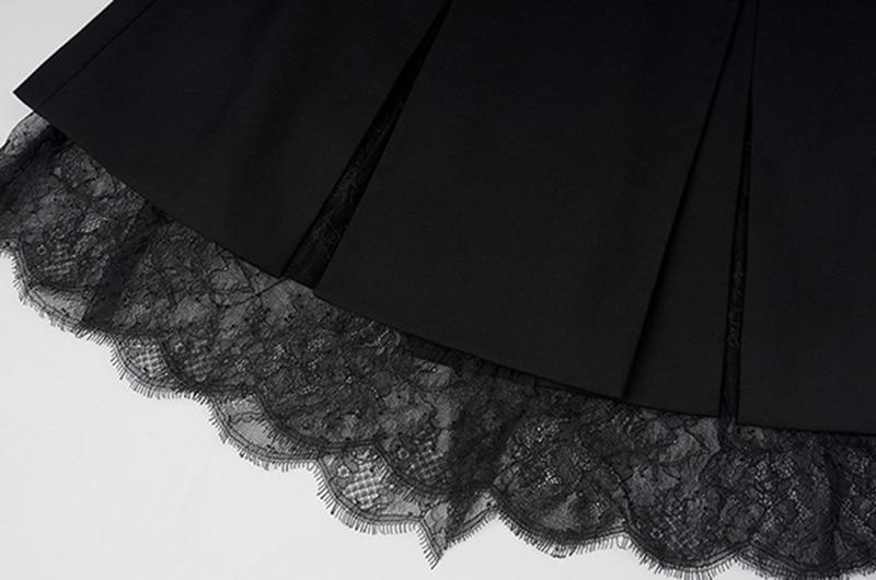 NIÑA Sweetheart Tube Lace Mini Dress