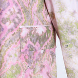 Oversize lapel floral blazer