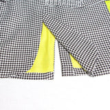Primetime Looks-Plaid classic blazer with pockets