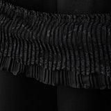 Ruffles and Pleats Loose Fit Blazer