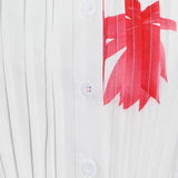 SHIRLEY Pleated Floral Print Midi Dress