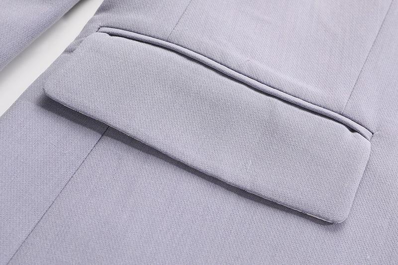Primetime Looks-Smart and Chic Blazer in powder blue