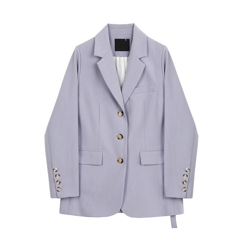 Primetime Looks-Smart and Chic Blazer in powder blue