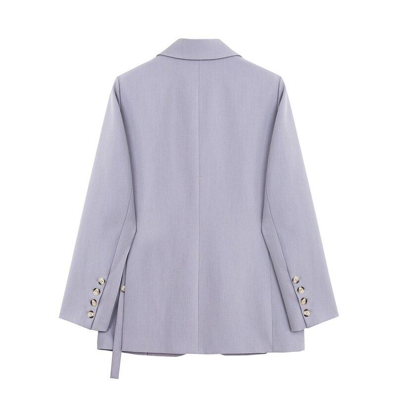 Primetime Looks-Smart and Chic Blazer in powder blue