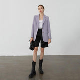Primetime Looks-Smart and Chic Blazer in powder blue
