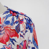 TERI Floral Print Belted Midi Dress