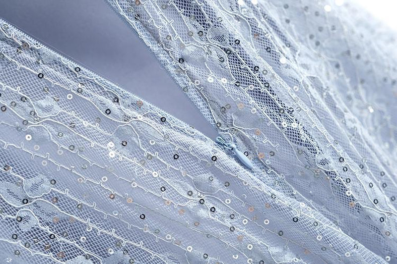 TINSEL Mesh Butterfly Lace Mini Dress