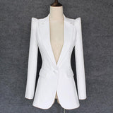 White long blazer