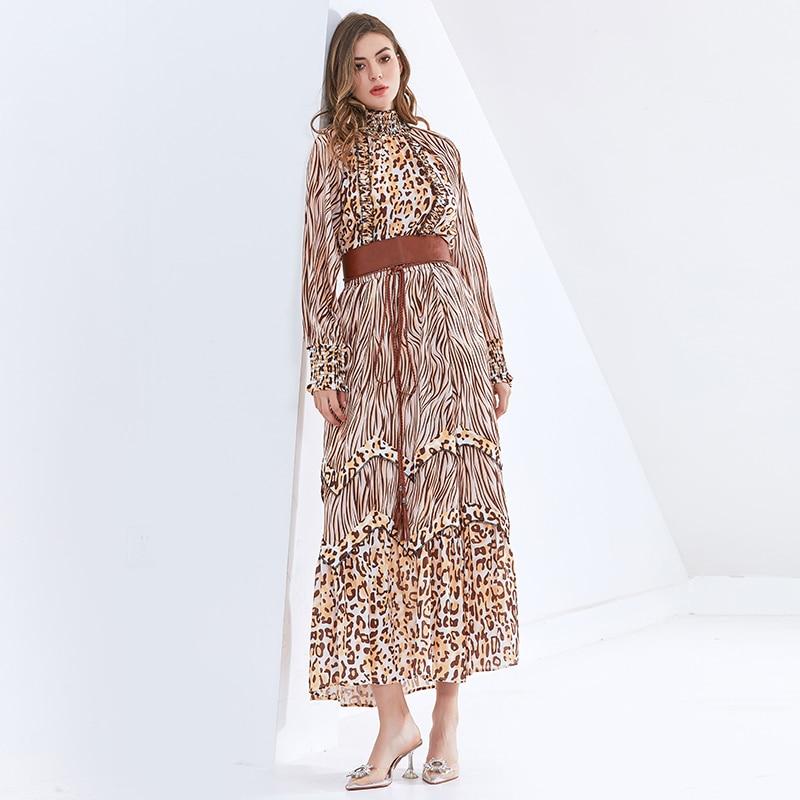 ZAHARA Printed Flowy Maxi Dress
