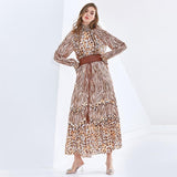 ZAHARA Printed Flowy Maxi Dress