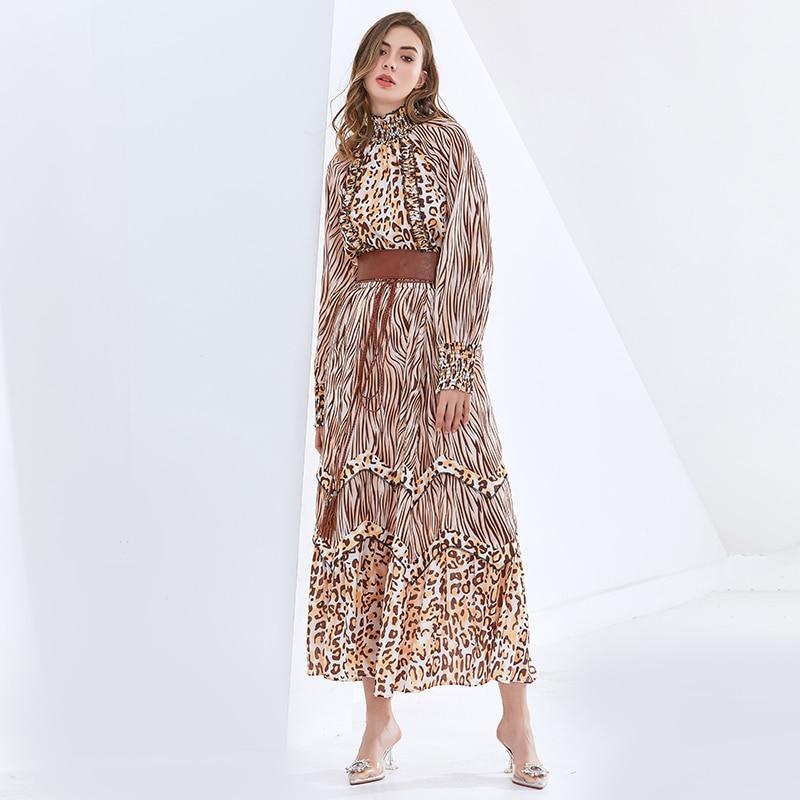 ZAHARA Printed Flowy Maxi Dress