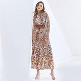 ZAHARA Printed Flowy Maxi Dress