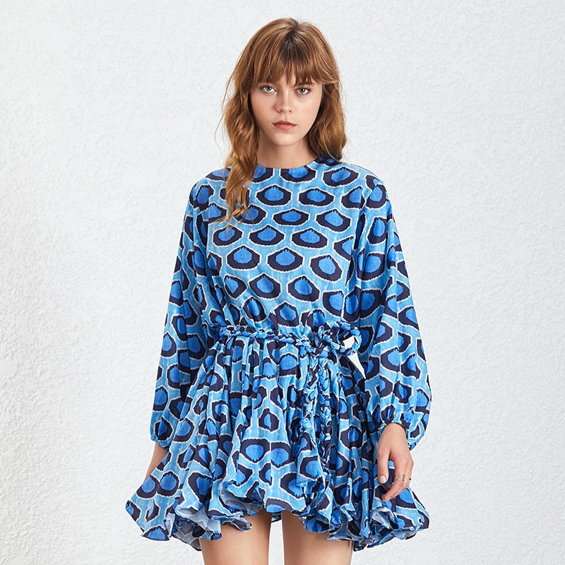 TESSA Printed Mini Dress