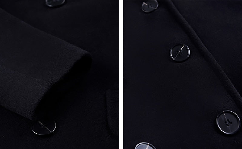 Asymmetric lapel coat