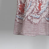 HERMOSA Floral V-Neck Midi Dress