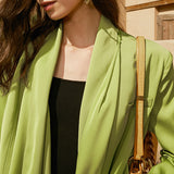 Draped Lapel Blazer-blazer-Primetime-Looks