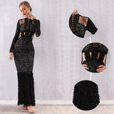 FELICIA Embellished Evening Gown