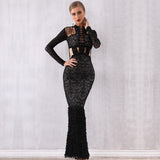 FELICIA Embellished Evening Gown