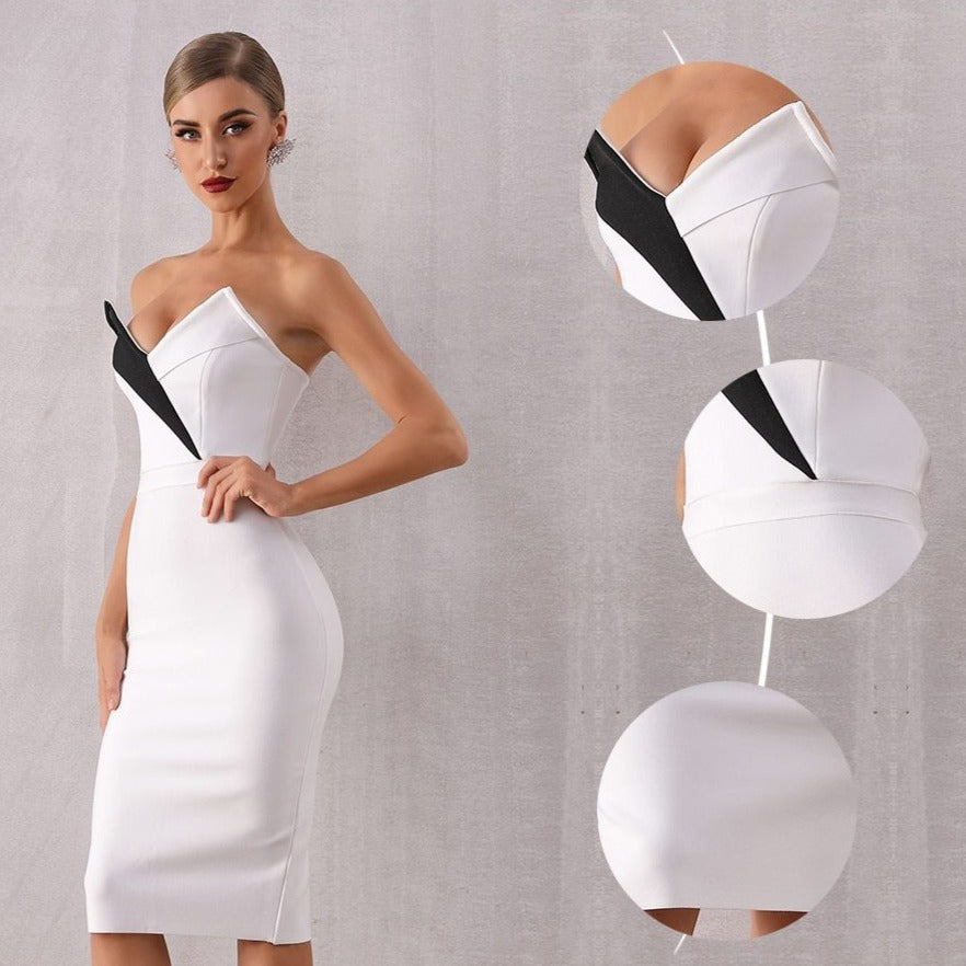 AVIRA Elegant Midi Dress