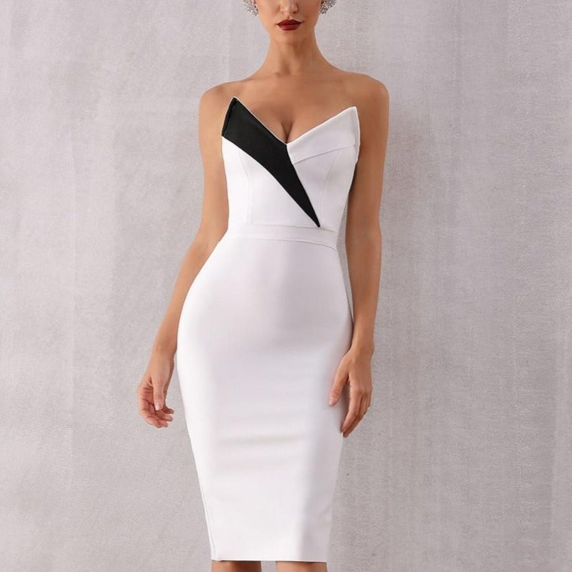 AVIRA Elegant Midi Dress