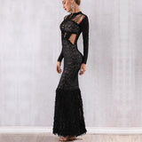 FELICIA Embellished Evening Gown