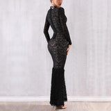 FELICIA Embellished Evening Gown