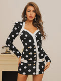 SAVANNAH Polkadot Blazer Dress