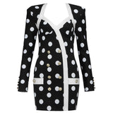 SAVANNAH Polkadot Blazer Dress